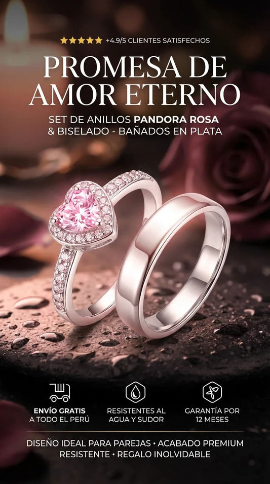 🌟💍Anillos promesa modelo pandora💍🌟